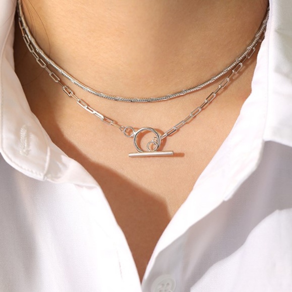 925 Sterling Silver Hermes - like Stylish Chocker